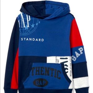 GAP toddler logo remix hoodie